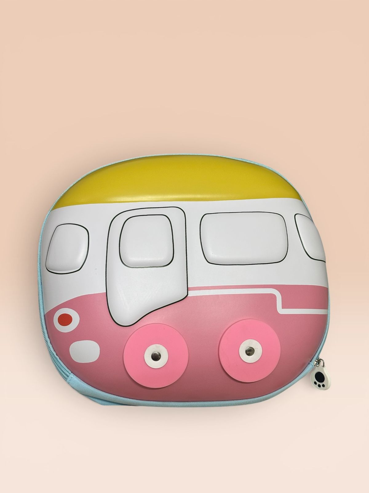 Cute Kids Backpack 3D Bus Design Pre - School Bag For Boys & Girl